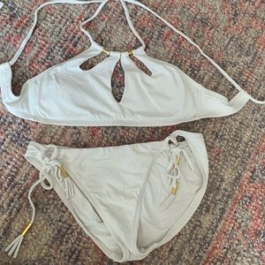 Robin Piccone White bikini Size Medium
